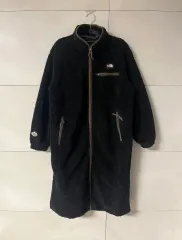 THE NORTH FACE ザノースフェイス ロングテディ フリース コート ブラック S/90のサムネイル