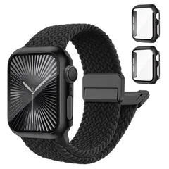 【数量限定】SE SE2 SE3 4 5 6 7 8 9 10 11 Series ケース watch apple for 装着簡単 高透過率 超薄型 耐衝撃 脱落しやすい PC+ガラス素材 防水 点セット 2 保護ケース ベルト一体型 アップルウォッチ アッ