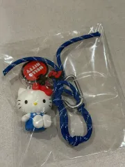 ハローキティ キーホルダー + ブルー ストラップ
