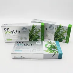 新品未開封 on:myskin オンマイスキン ハーブピーリングソリューション フェイス用 2箱 + ボディ用 セット CR8-04-51-01