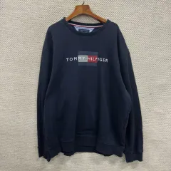 トミーヒルフィガー カジュアル 刺繍 ロゴ 弱起毛 スウェットシャツ スウェット XXL A06171