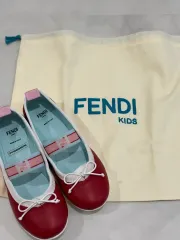 FENDI キッズ バレリーナ シューズ レッドのサムネイル