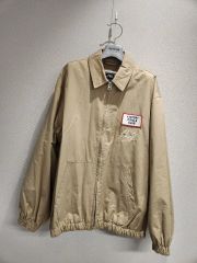 美品 Schott TCワークジャケット ベージュ ワッペン刺繍 ツイルコットン 美品 Schott TCワークジャケット ベージュ ワッペン刺繍 ツイル