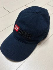 新品未使用,ショッパー付き) DIESEL ディーゼル デニム キャップ 帽子