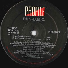 12” Run-DMC Ghostbusters / Pause PRO7262 PROFILE /00250