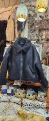 ZARA ザラ ブラック ムートン ジャケット レディース