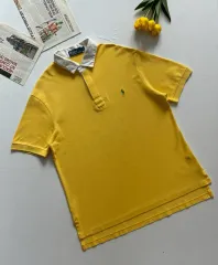 POLO RALPH LAUREN ポロラルフローレン イエロー 럭비 カラーTシャツ