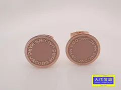 MARC JACOBS マークジェイコブス ロゴ ピアス GP ピンクゴールド 2.41g 中古B+ 【送料無料】 C-9574【質屋出品】のサムネイル