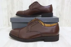未使用品 BURBERRY LONDON  バーバリーロンドン  レザーシューズ (25.5) ブラウン