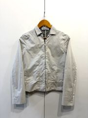 JIL SANDER 44 麻混 ジップブルゾン 白 伊製 美品 - メルカリ