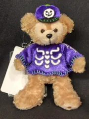 東京ディズニーシー ぬいぐるみバッジ Duffy's Halloween ダッフィー(スケルトン) 2013