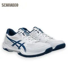 ASICS アシックス GEL-ROCKET 12 バレーボールシューズ 1073A080-100 ホワイト×マコブルー メンズ レディース 1073a080-100 27.0
