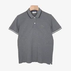 90-95 ラコステ グレー 半袖 ピケTシャツ