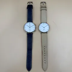 【ER4008】Knot ノット 腕時計 2点セット 稼働品 クロノグラフ＋不動品 日本製のサムネイル