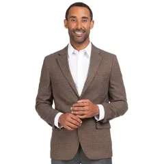 ナウティカ メンズ アウター ジャケット・ブルゾン コート Mens Nautica Fashion Sport Coat Brown Check ブラウン