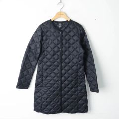 UNIQLO ユニクロ +J ウルトラライトダウンフーデットコート M ブラック
