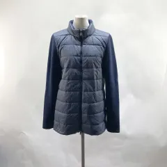 HAZZYS ヘジス レディースダウンニット ジップアップ ジャケット ネイビー 90 ヴィンテージ