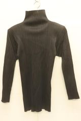 PLEATS PLEAS 長袖ハイネックトップス PLEATS PLEASE 長袖 ハイネック トップス 黒 - メルカリ