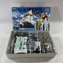 ★  ONE PIECE ワンピース プラモデル 偉大なる船コレクション グランドシップ 海軍軍艦 箱入り 未組立 BANDAI バンダイ 現状品