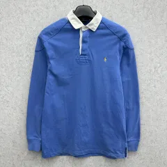 100 ポロ ラルフローレン メンズ ラグビー 長袖 カラーTシャツ