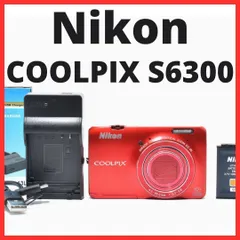 B24[7314A]8 Nikon COOLPIX S6300 レッド B24[7314A]8 ニコン Nikon COOLPIX S6300 レッド - メルカリ