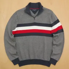 トミーヒルフィガー ジップアップニット 105 T-3476