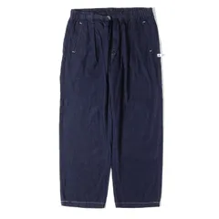 【美品】DESCENDANT ディセンダント パンツ インディゴ サイズ:XL | 25AW POST OALLS ワイド イージー デニムパンツ (CINCH DENIM TROUSERS) | ボトムス ジーンズ ジーパン | コラボ【メンズ】【中古】のサムネイル