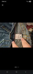 トゥルーレリジョン デニム ブーツカット ダメージ インディゴブルーデニム