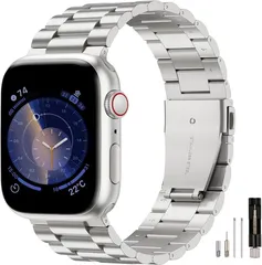コンパチブル アップルウォッチ バンド 46mm 45mm 44mm 42mm 41mm 40mm 38mm ステンレス 男女兼用 コンパチブル apple watch バンド メンズ ビジネス 金属 ベルト