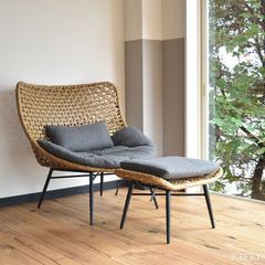 希少・廃盤】IKEA 揺れる椅子 ラタン ロッキングチェア 籐製【手渡限定 