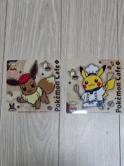 ポケモンカフェ コースター イーブイ/ピカチュウ セット