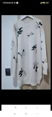SNIDEL スナイデル 正規品 アイボリー ローズ ニットONE PIECE 55-66