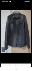 DIESEL 正規品 レディース ブラック デニム シャツ 55