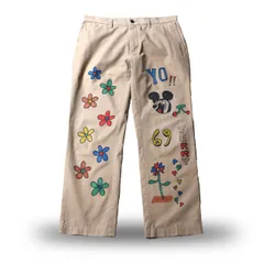【EDDIE BAUER】HAND PAINT DESIGN MEMORIAL PANTS / エディー バウアー ハンド ペイント 落書き メモリアル パンツのサムネイル