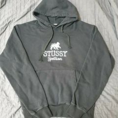 正規品】STUSSY FELT APPLIQUE HOODIE - メルカリ