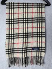 BURBERRY カシミヤ100% マフラー ノバチェック柄 バーバリー - メルカリ
