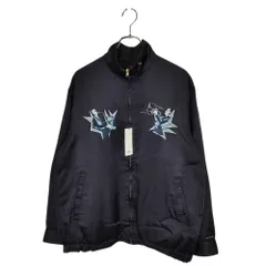 PORTER CLASSIC ポーター クラシック SATCHEL MOUTH ORCHESTRA REVERSIBLE ZIP UP リバーシブル ジャケット ブルゾン PC-061-3853-0041 2 ネイビー メンズのサムネイル