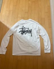 白ML stussy tokyo L/S Tee 東京 ロンT - メルカリ