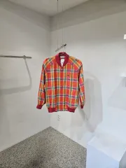 LACOSTE ラコステ タン CHECK チェック ブルゾン ジャケットのサムネイル