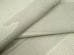 平和屋着物●本塩沢　110亀甲　霞文　鈴乃屋扱い　正絹　逸品　CABE2784yc