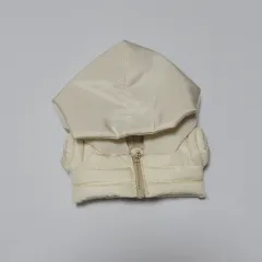 白 パーカ 10cm ぬいぐるみ ぬい 服 出品