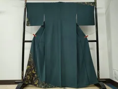平和屋着物●中国三大刺繍　相良刺繍　訪問着　更紗花唐草文　金彩　鈴乃屋扱い　正絹　逸品　CABE2795ycのサムネイル