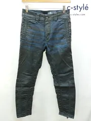 C461 [人気] DIESEL ディーゼル ストレッチデニムパンツ 28 ブラック系 イタリア製 D-EARBY-NE 0688U STRETCH | ★