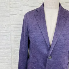LANVIN COLLECTION ランバンコレクション ジャケット 麻100% パープル 【F-8755】のサムネイル