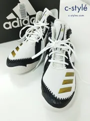 T607 [未使用品] adidas アディダス スニーカー 26.5cm ブラック×ホワイト SPG B49500 | ★