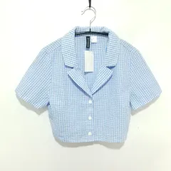 H&M クロップド 半袖 シャツ XS_S1207