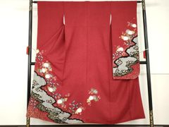 仮絵羽の本絞り柄本振袖 - メルカリ