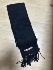 Acne Studios ブラックマフラー 200x70cm - メルカリ