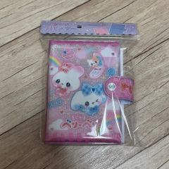 新品未開封 平成当時物 サンリオ ハミングミント 鍵付き手帳 シール