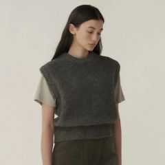 clane クラネ PILE FLARE TANK TOPS ブラウン - メルカリ